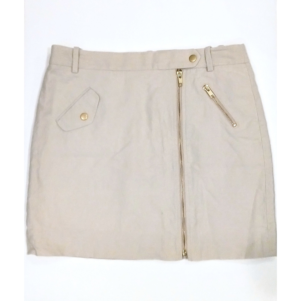 J. Crew Linen Miniskirt Size 4